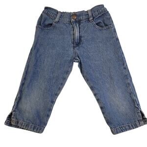 Baby Guess Jeans Light Wash Denim Pants Elastic Back Vintage Baby 24 Months